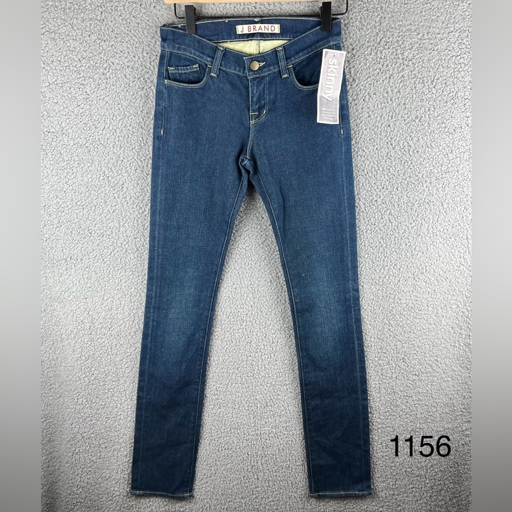 J Brand Women’s Medium Wash Slim Fit Low-rise Stockholm Pencil Leg Size 23 NWOT‎